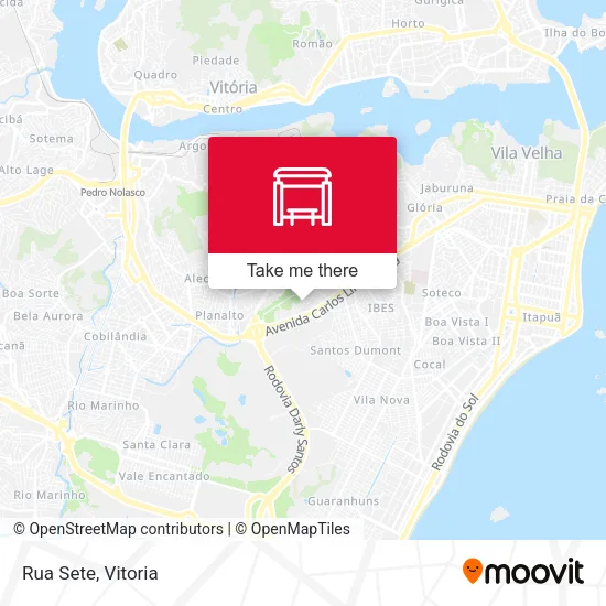Rua Sete map