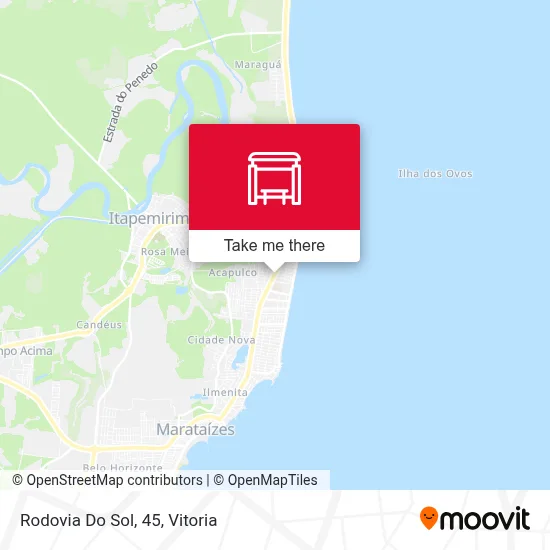 Rodovia Do Sol, 45 map