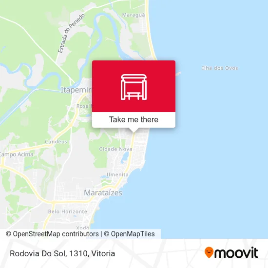 Rodovia Do Sol, 1310 map