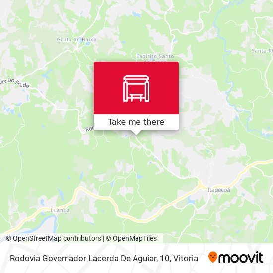 Rodovia Governador Lacerda De Aguiar, 10 map