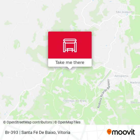 Br-393 | Santa Fé De Baixo map