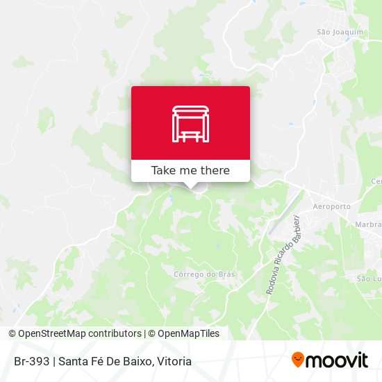 Br-393 | Santa Fé De Baixo map