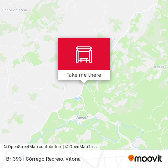 Br-393 | Córrego Recreio map