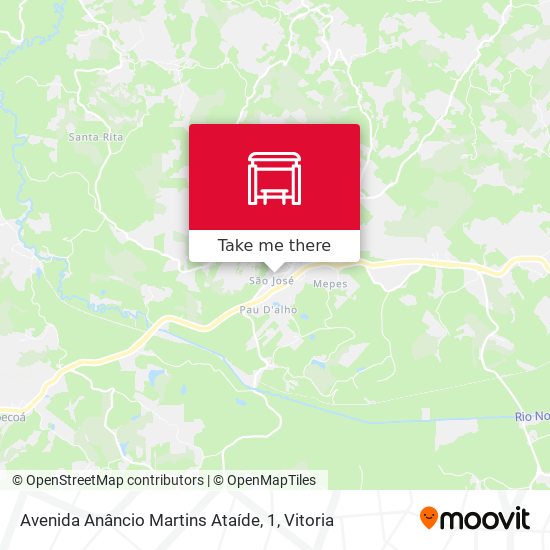 Avenida Anâncio Martins Ataíde, 1 map