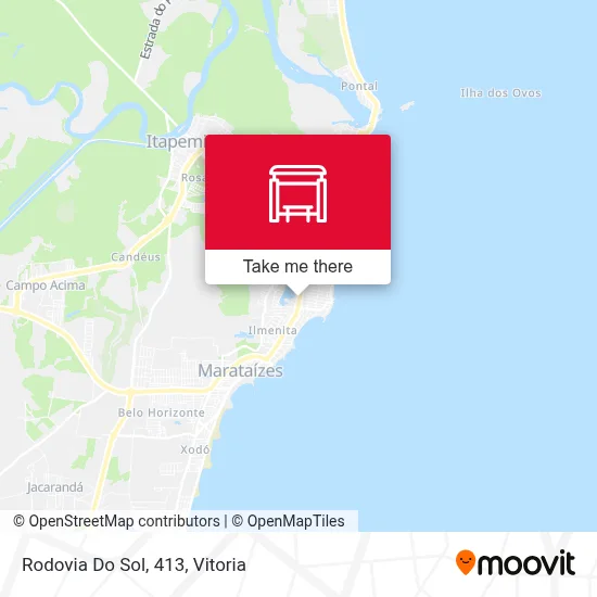 Rodovia Do Sol, 413 map