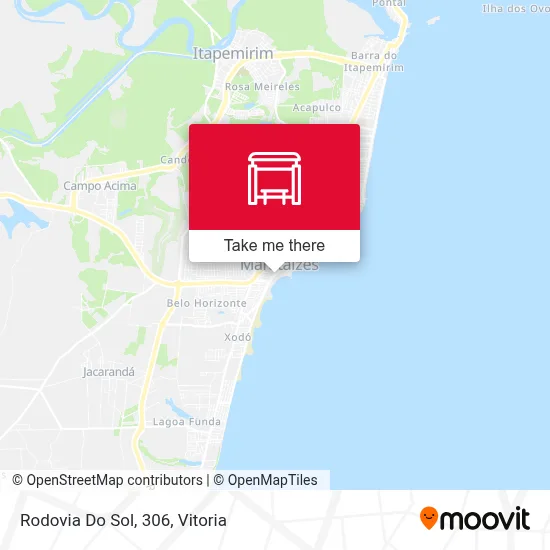 Rodovia Do Sol, 306 map