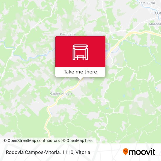 Rodovia Campos-Vitória, 1110 map