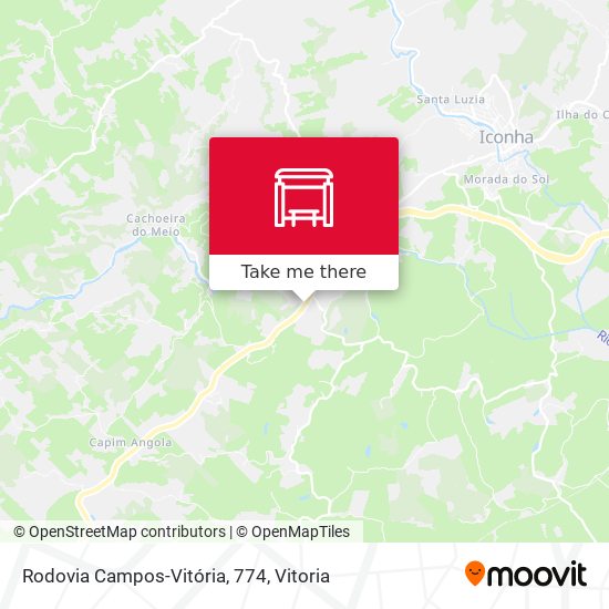 Rodovia Campos-Vitória, 774 map