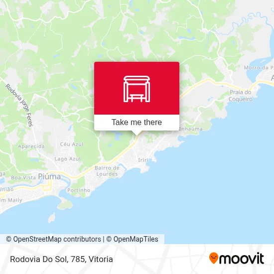 Rodovia Do Sol, 785 map