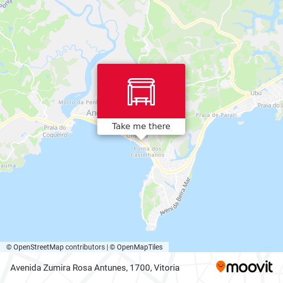 Avenida Zumira Rosa Antunes, 1700 map