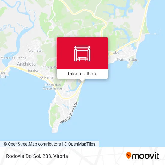 Rodovia Do Sol, 283 map