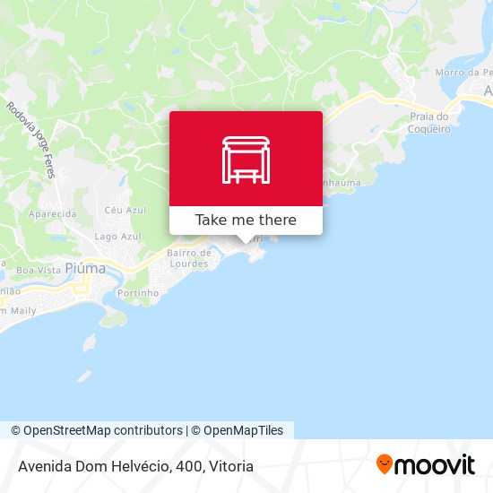 Avenida Dom Helvécio, 400 map
