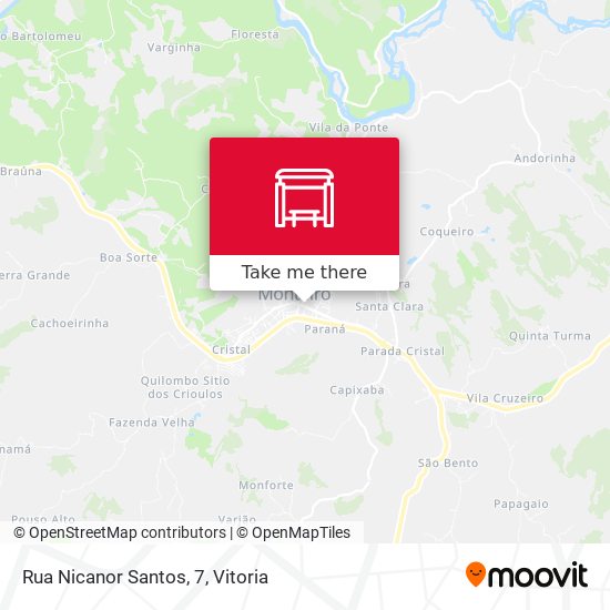 Rua Nicanor Santos, 7 map