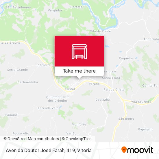 Avenida Doutor José Faráh, 419 map