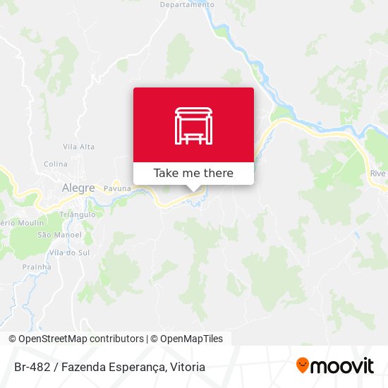 Br-482 / Fazenda Esperança map