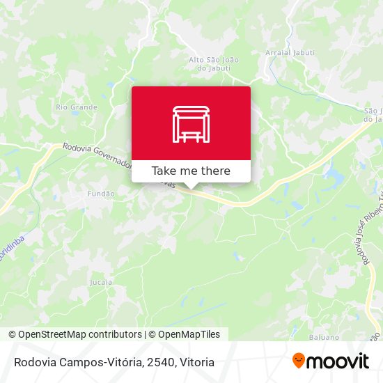 Rodovia Campos-Vitória, 2540 map