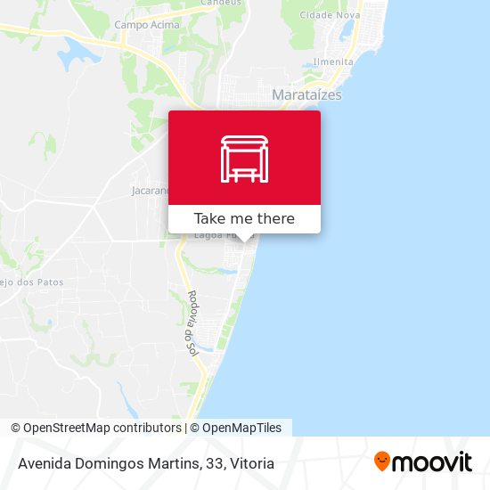 Avenida Domingos Martins, 33 map
