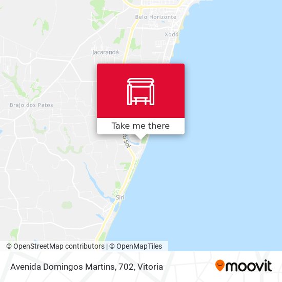 Mapa Avenida Domingos Martins, 702