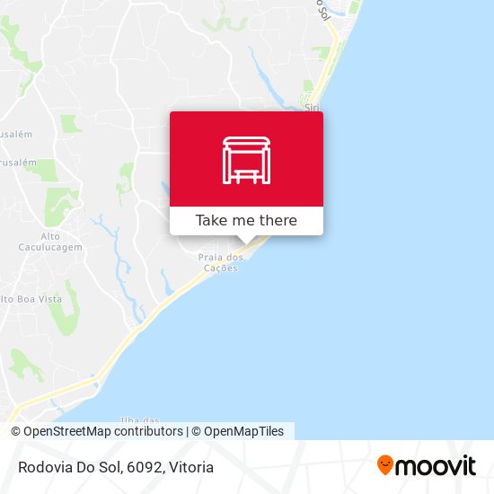 Rodovia Do Sol, 6092 map