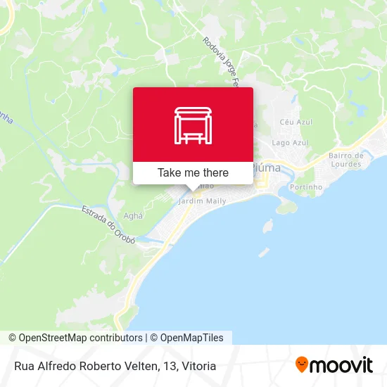 Rua Alfredo Roberto Velten, 13 map