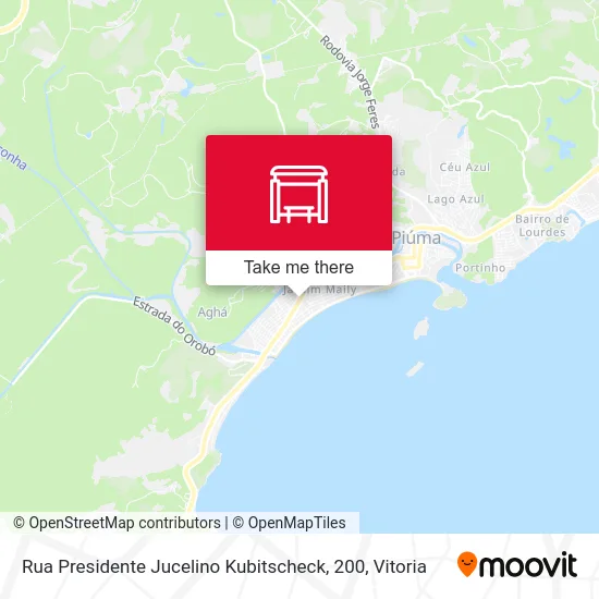 Rua Presidente Jucelino Kubitscheck, 200 map