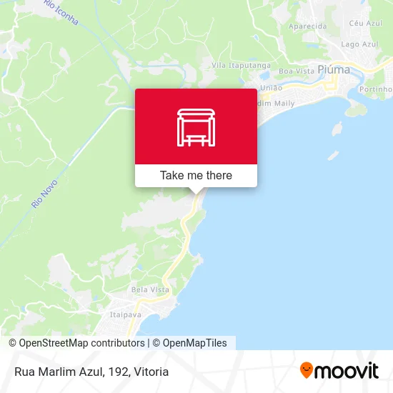 Rua Marlim Azul, 192 map