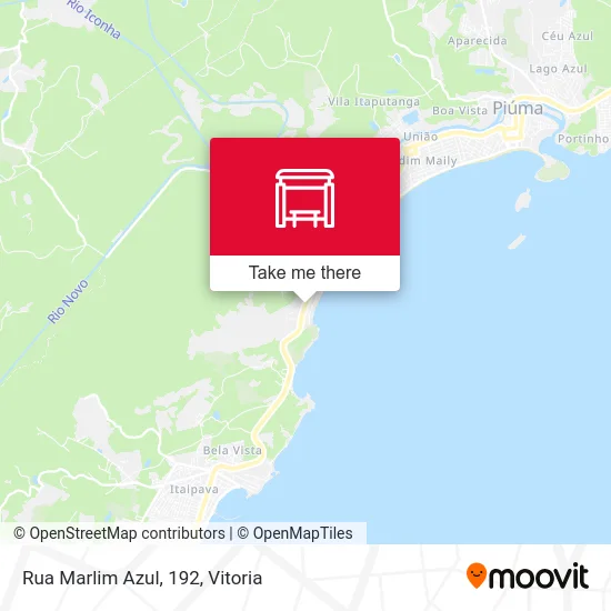 Rua Marlim Azul, 192 map