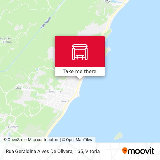 Rua Geraldina Alves De Olivera, 165 map