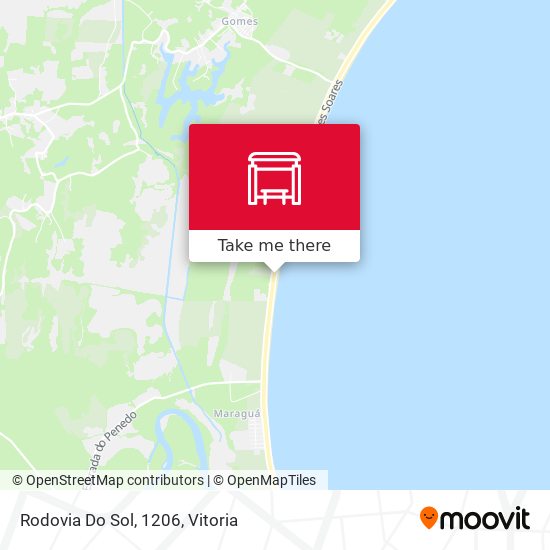 Rodovia Do Sol, 1206 map
