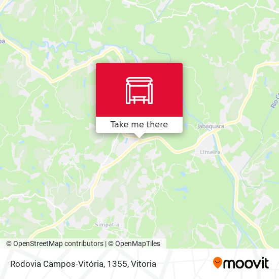Rodovia Campos-Vitória, 1355 map