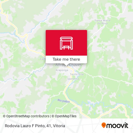 Rodovia Lauro F Pinto, 41 map