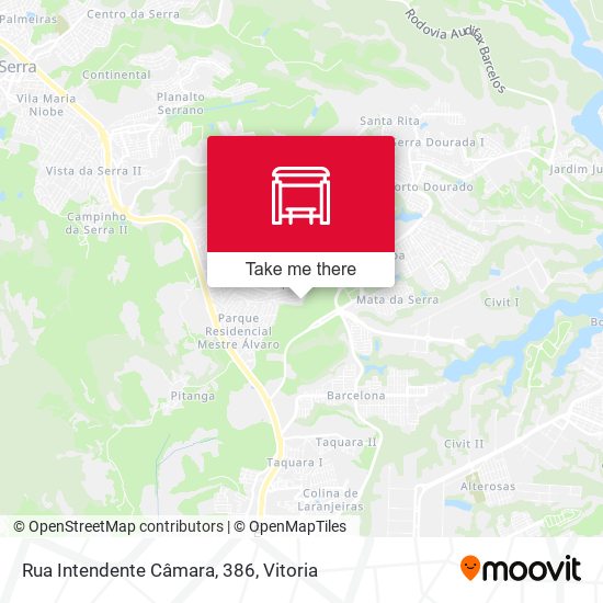 Rua Intendente Câmara, 386 map