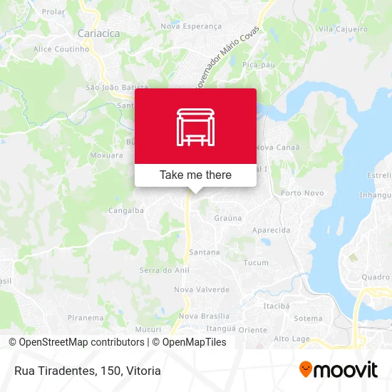 Rua Tiradentes, 150 map