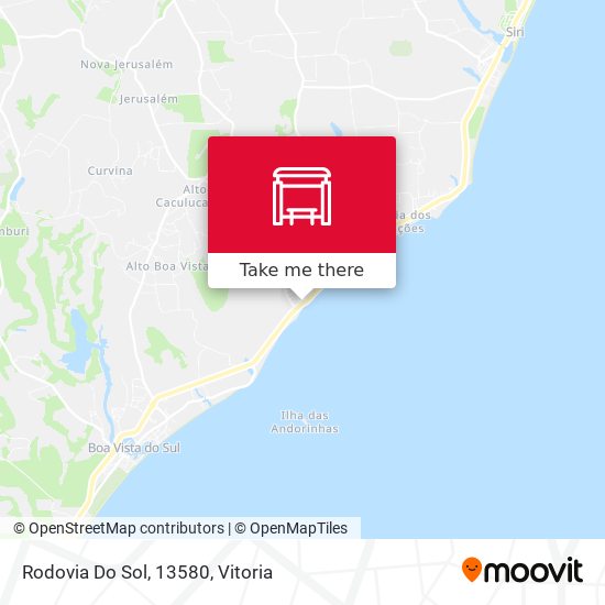 Rodovia Do Sol, 13580 map
