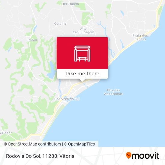 Rodovia Do Sol, 11280 map