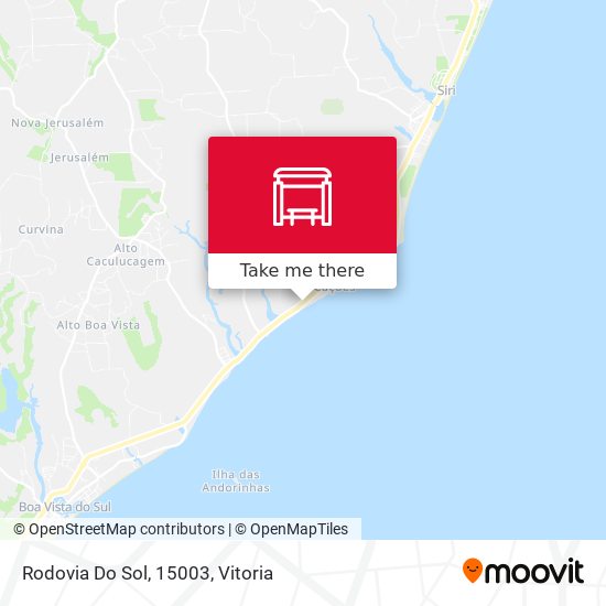Rodovia Do Sol, 15003 map