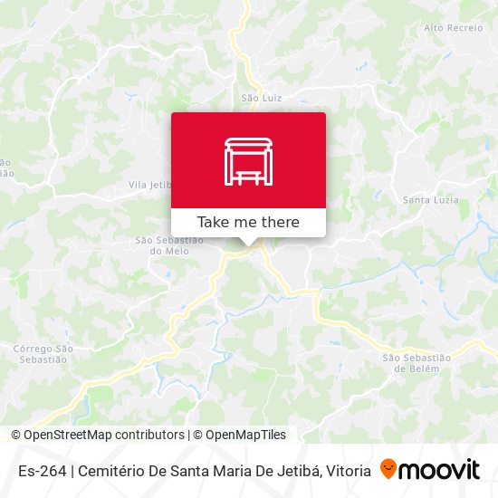 Es-264 | Cemitério De Santa Maria De Jetibá map