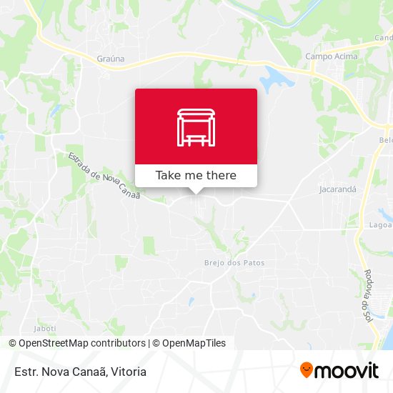 Estr. Nova Canaã map