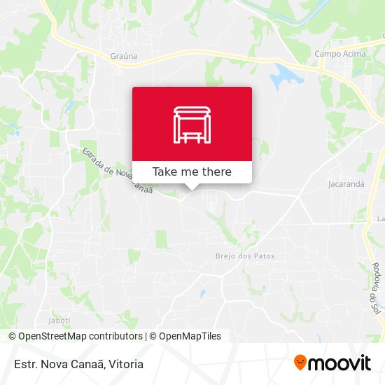 Estr. Nova Canaã map
