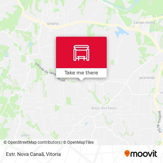 Estr. Nova Canaã map