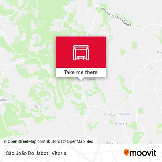 São João Do Jaboti map
