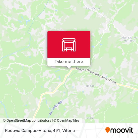 Rodovia Campos-Vitória, 491 map