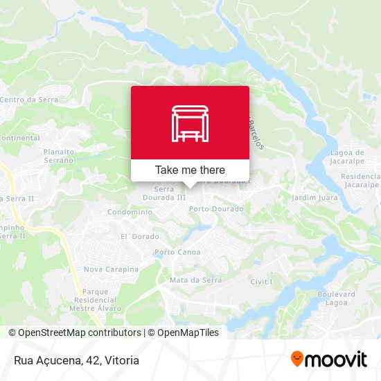 Rua Açucena, 42 map