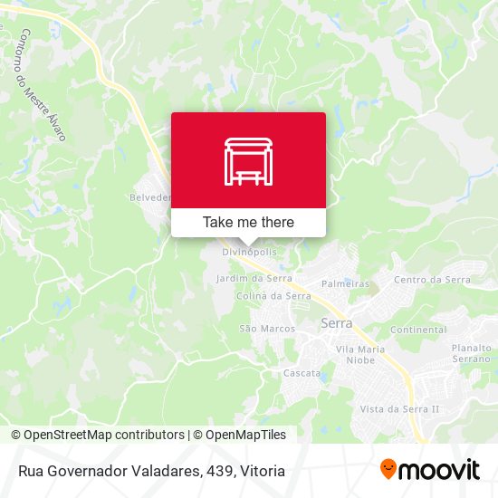Rua Governador Valadares, 439 map