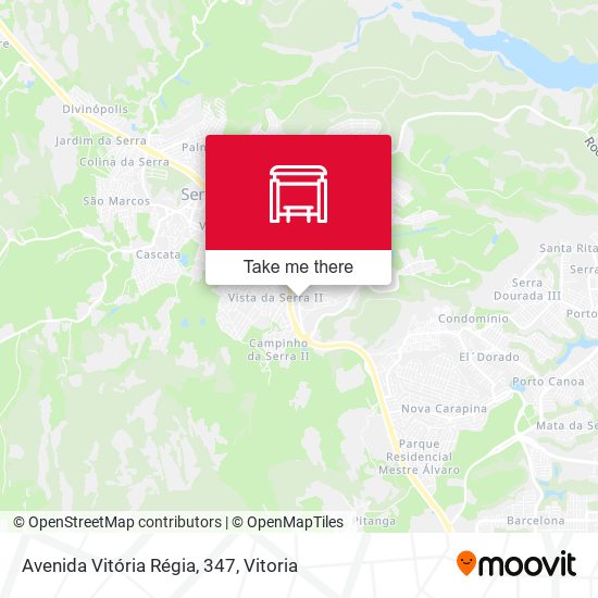 Avenida Vitória Régia, 347 map