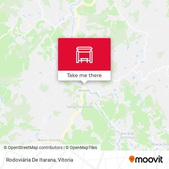 Rodoviária De Itarana map