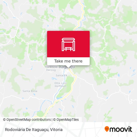 Rodoviária De Itaguaçu map
