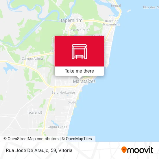 Rua Jose De Araujo, 59 map