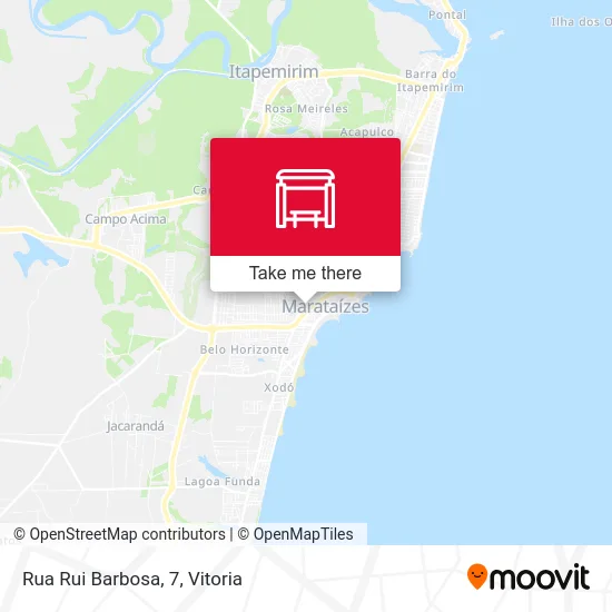 Rua Rui Barbosa, 7 map