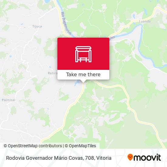 Mapa Rodovia Governador Mário Covas, 708